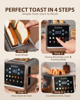 ZACHVO defrost and reheat functions speed up breakfast prep