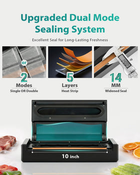 ZACHVO single and double seal options for dry and moist foods.