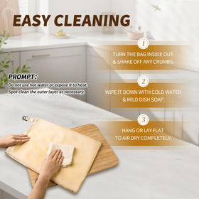 Zackoo eco-friendly bread bags are gift-ready for bakers