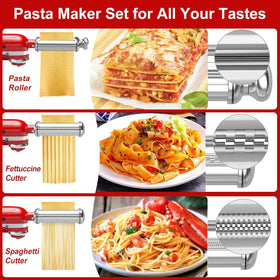 ZACME spaghetti cutter attachment ideal for fresh pasta at home