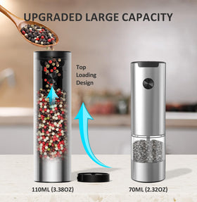 Zadelar grinder with five grind settings for textured spice control.