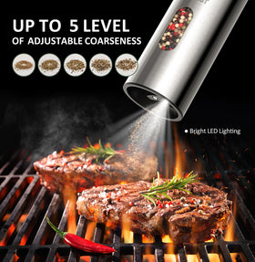 Zadelar grinder showcases a modern design for any table.