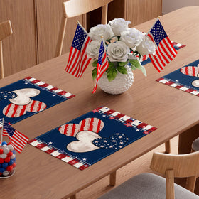 ZAEW 12x18 inch placemats protect surfaces while elevating dining ambiance.
