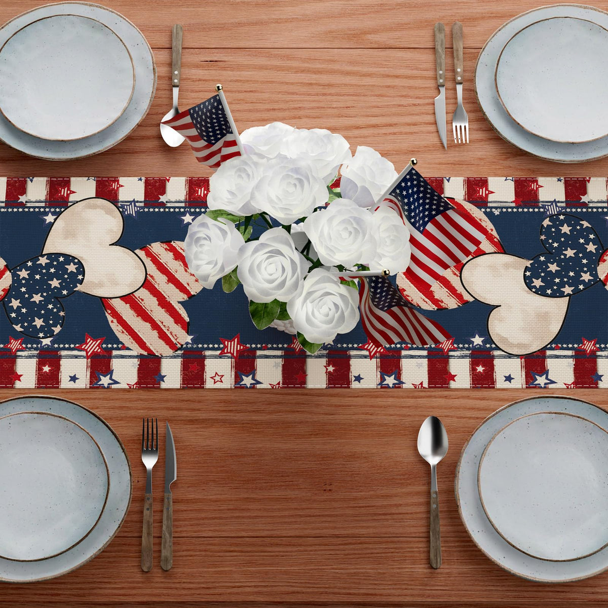 ZAEW independence day runner adds festive centerpiece to celebrations