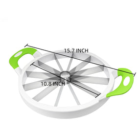 ZaH Melon Slicer ergonomic handle offers a comfortable grip during slicing.