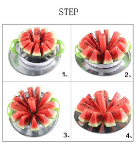 ZaH Melon Slicer delivers uniform slices for reliable portions on any plate.