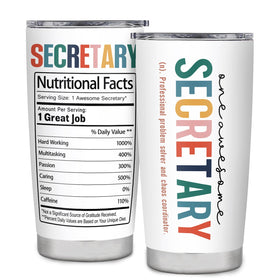 ZAHUOMUG 20oz secretary tumbler front view for hot coffee during busy mornings