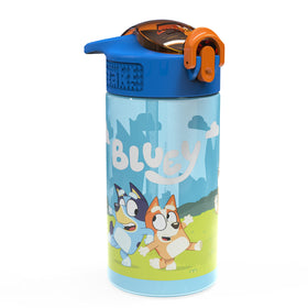 Bluey bottle with built-in carry loop for easy transport