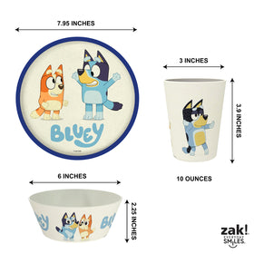 Zak Designs Bluey wraparound artwork image for immediate recognizability.