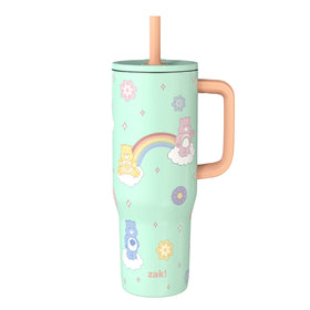 Zak Designs Care Bears Sutton travel tumbler front view with vacuum insulation for cold drinks