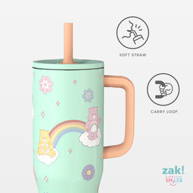 Zak Designs Care Bears Sutton tumbler side handle for easy carrying
