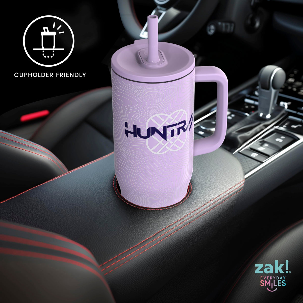 Zak Designs Sutton 30-ounce capacity ready for long trips.