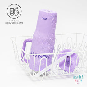 Zak Designs Sutton tumbler lid dishwasher-safe for easy cleaning.