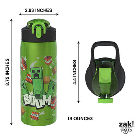 Zak Designs leak-proof lid design prevents splashes and spills