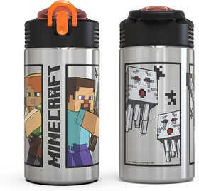 Zak Designs Minecraft 18-8 stainless steel bottle is durable.