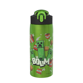 Zak Designs Minecraft Creeper 19oz bottle with vibrant artwork for reliable on the go hydration