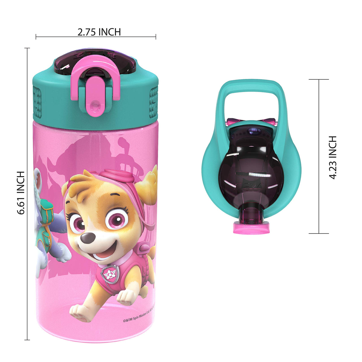 Two-pack set with Paw Patrol characters offers practical hydration options