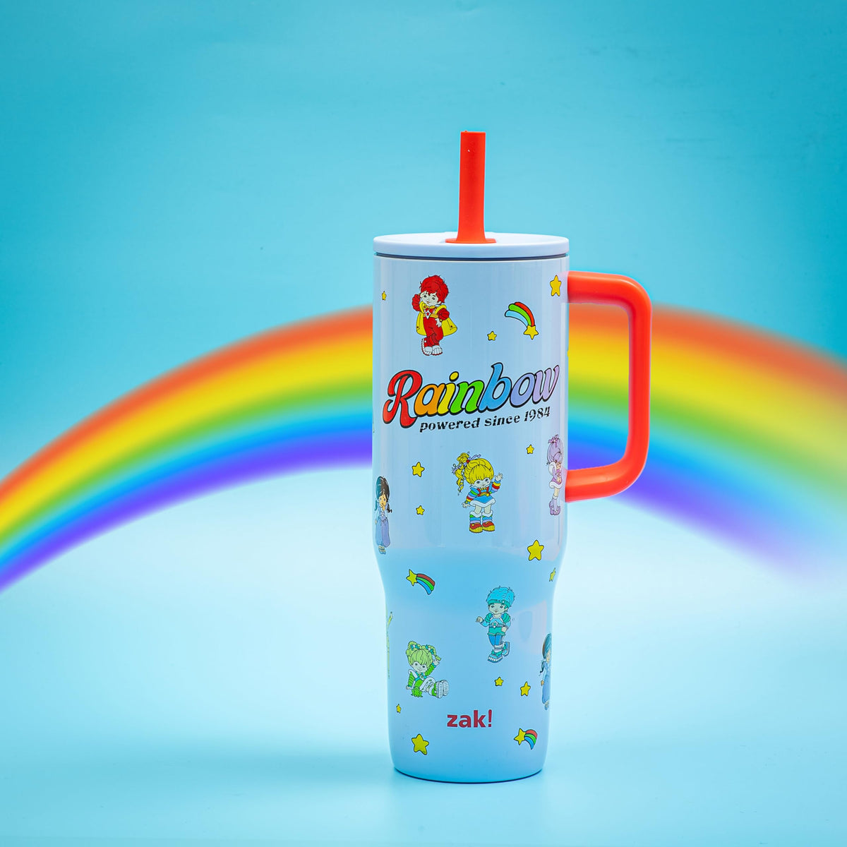 Close-up of Rainbow Brite Sutton handle for a secure grip.