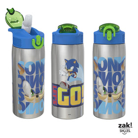 Zak Designs Sonic bottle made of 18-8 stainless steel, durable and reusable.
