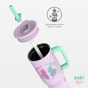 Zak Designs Wicked Sutton tumbler made from durable stainless steel for daily use.