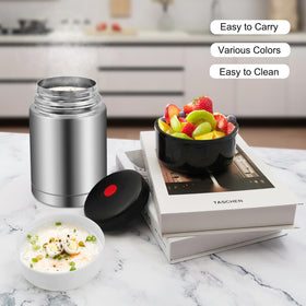Stainless steel finish resists corrosion and looks sleek.
