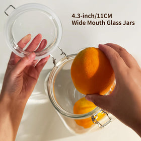 ZALSSKE clear glass body makes contents easy to identify at a glance.