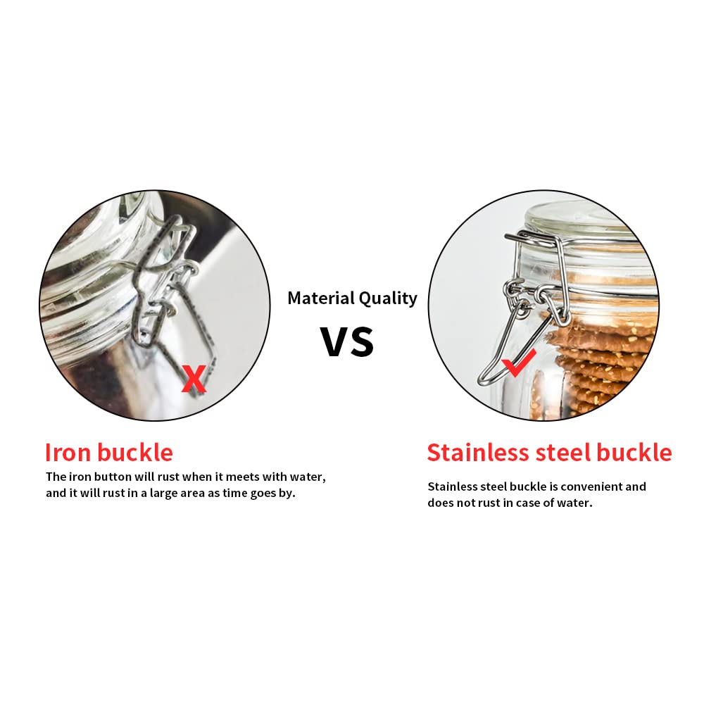 ZALSSKE wide-opening jar allows easy scooping and quick cleaning.
