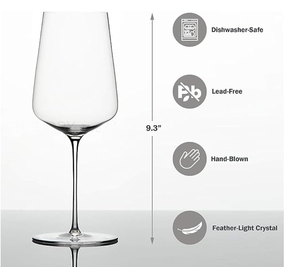 Zalto Denk'Art Universal bowl silhouette emphasizing aroma-friendly design.