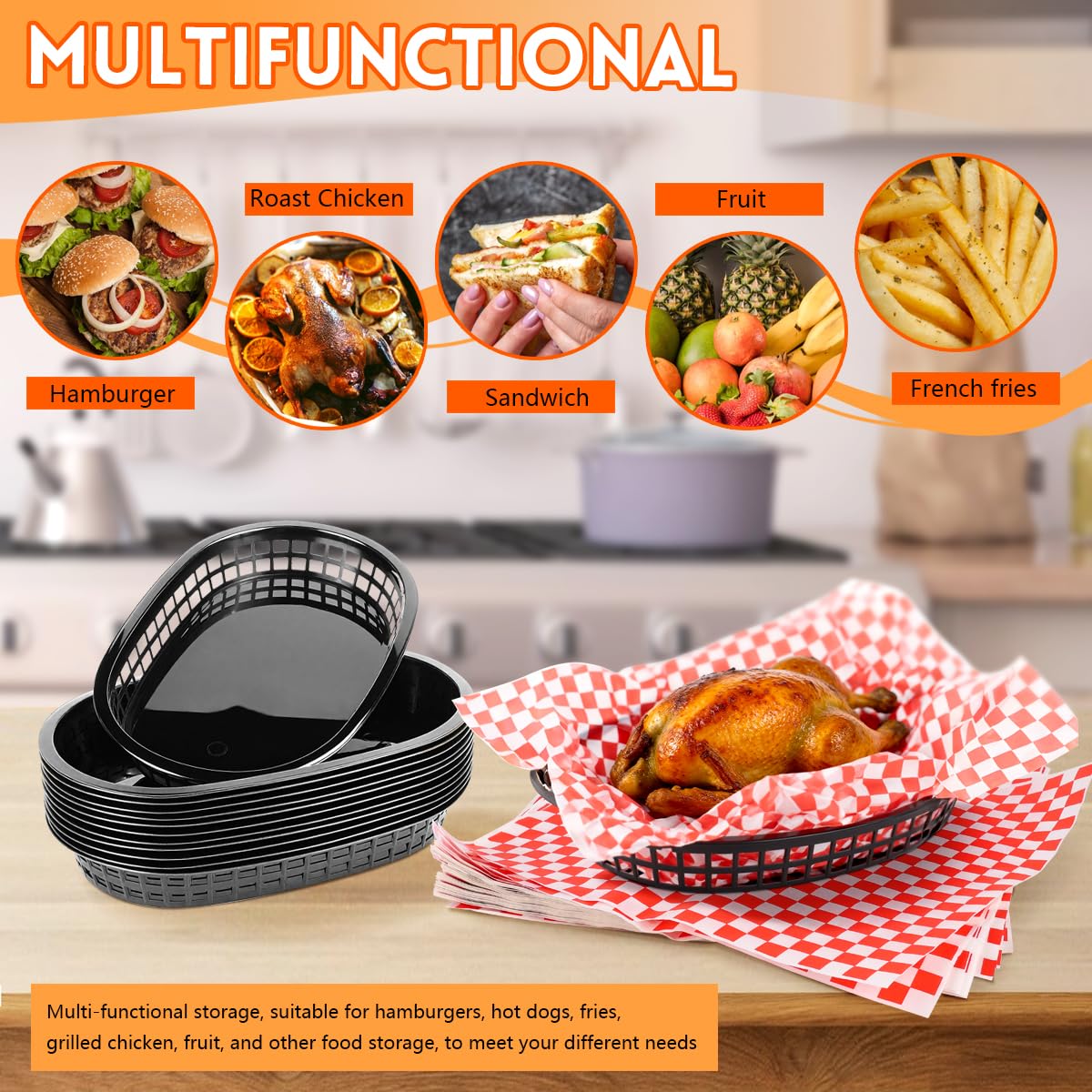 Zandfelo basket dimensions 10.8x7in help portion planning.