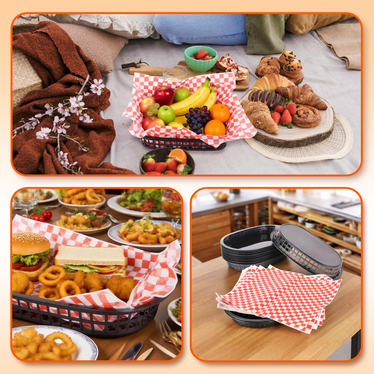 Zandfelo grease-resistant liners keep surfaces clean and protected.