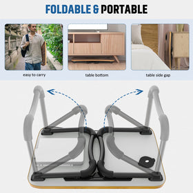 Zapuno laptop bed table ready for bedside use on a bed or couch