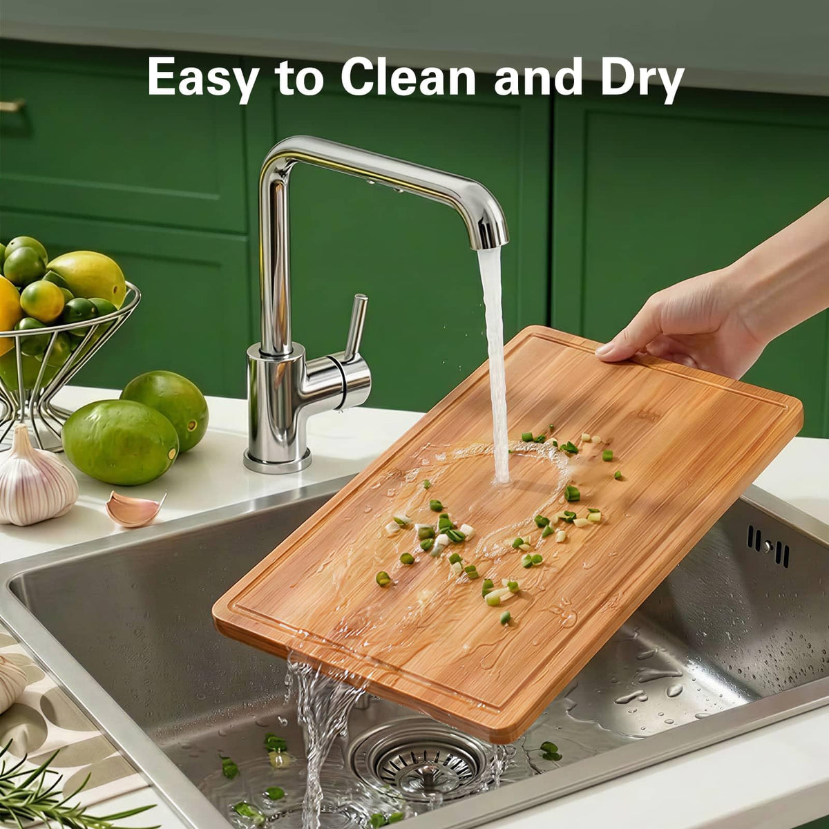 Zarler gift-ready bamboo cutting board ideal for special occasions