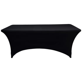 ZarzaaSik dessert buffet table overlay adds a polished backdrop