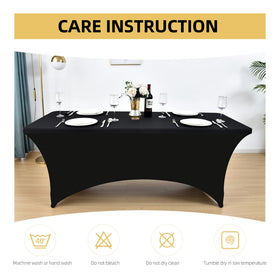 ZarzaaSik easy-install spandex tablecover simplifies setup for busy hosts