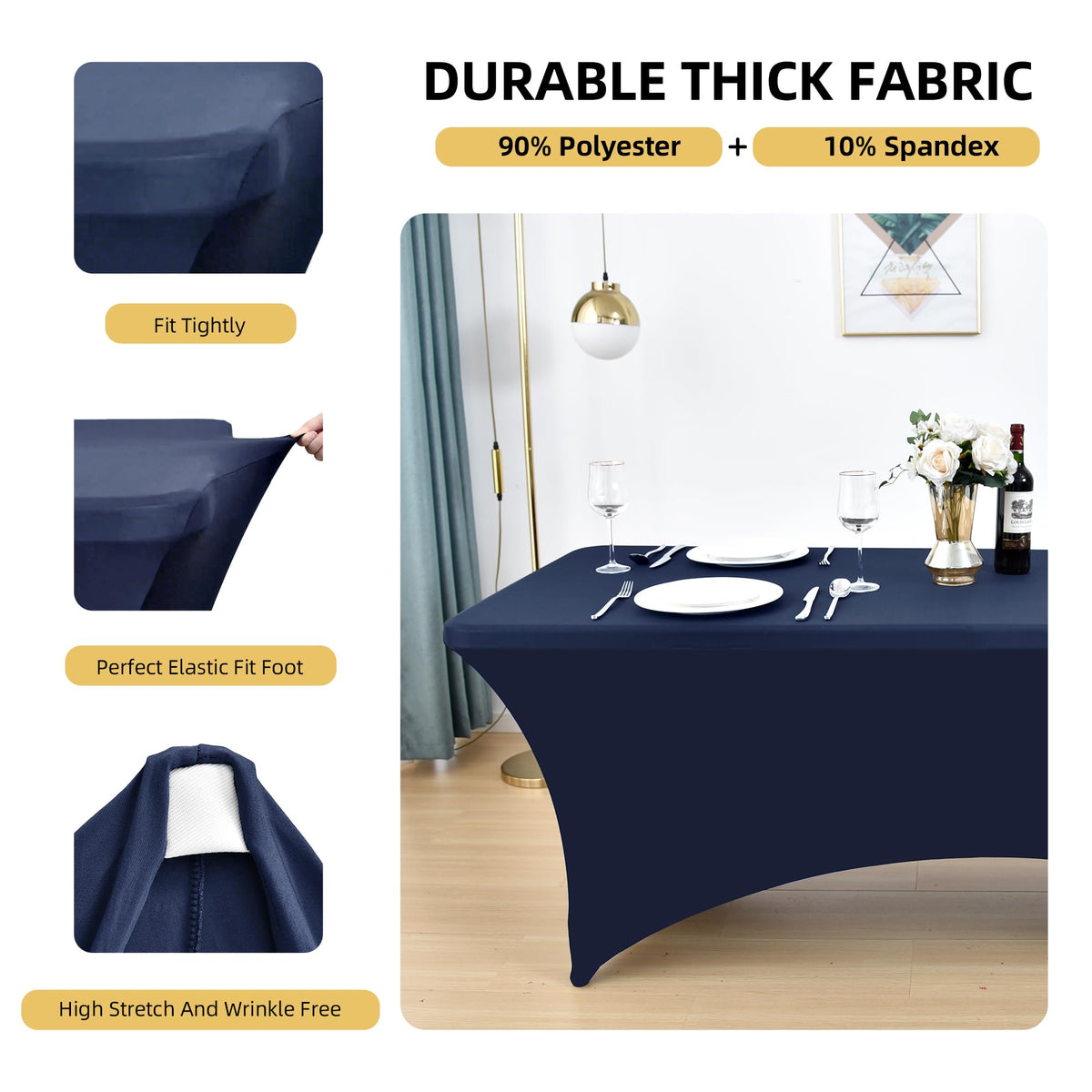 ZarzaaSik four leg pockets secure the cover during use.