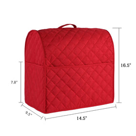 Zbeiur red cover fits 5-8 quart bowl lift and tilt-head models.