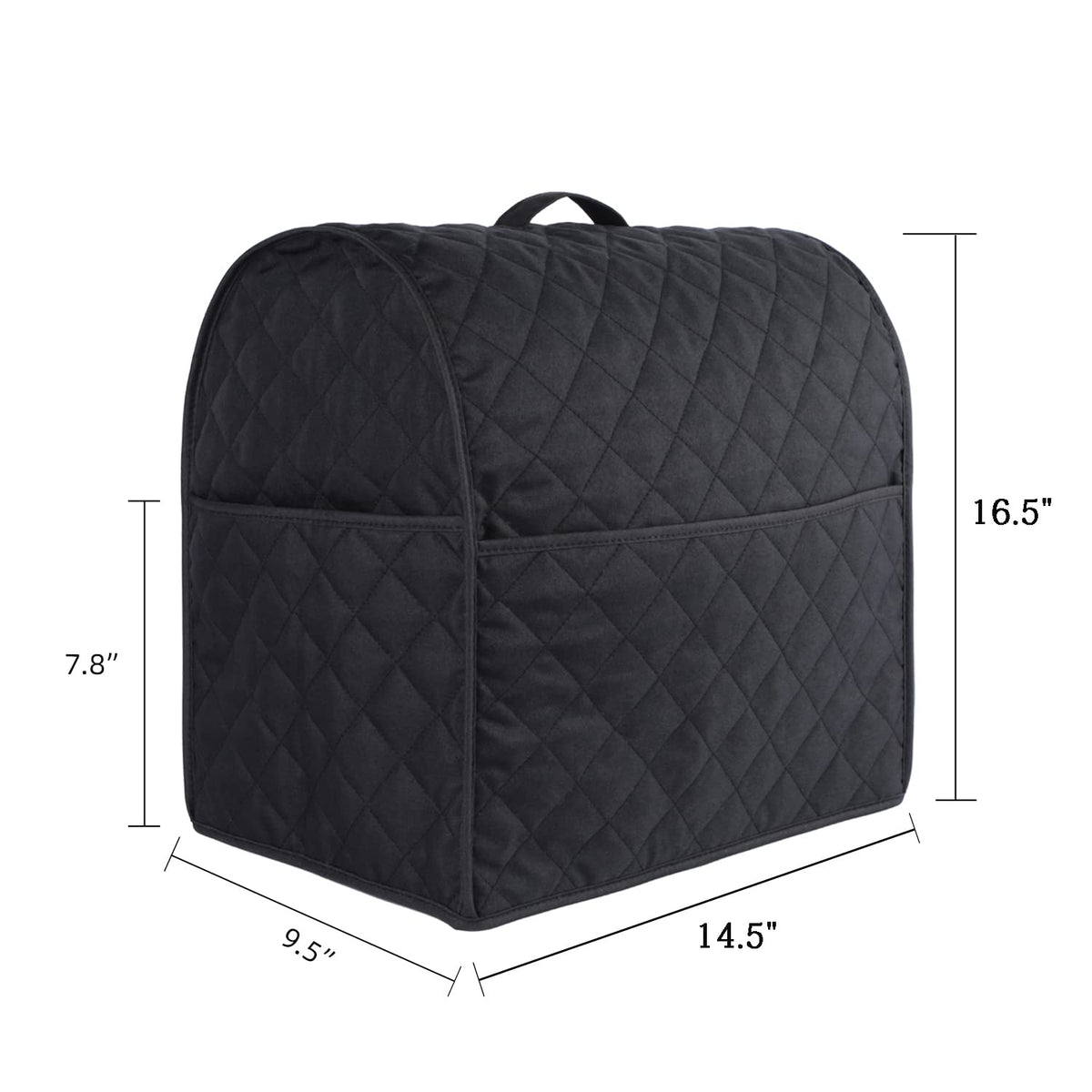 Zbeiur mixer cover protecting against dust and scratches on a KitchenAid.