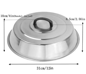 ZBXFCSH cheese-melting dome helps melt toppings smoothly on burgers and sandwiches