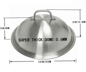 ZBXFCSH 12-inch dome side view shows rugged construction