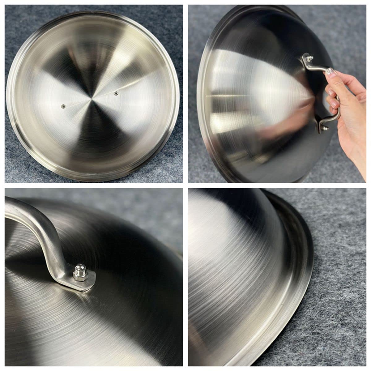 ZBXFCSH two-dome set over burger patties for thorough melting