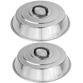ZBXFCSH 12inch dome cover top view for even heating and minimal splatter