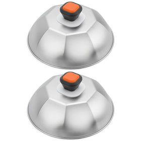 ZBXFCSH 9-inch cheese dome over grill for even melting