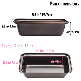 Zddaoole mini loaf pans deliver even heat for perfectly shaped mini loaves