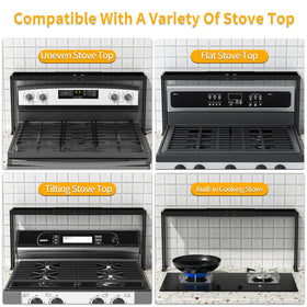 ZDDLOINP spice rack extended length fits 26.5–32.7 inch stoves