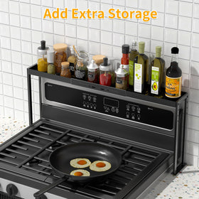 ZDDLOINP rack stores oils and spices within easy reach