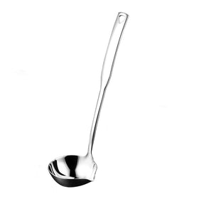 ZDFQly soup ladle with pour spout for mess-free servings of soups and stews