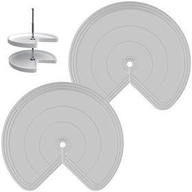 ZDLS 28-inch Lazy Susan liner with non-slip grip protects cabinet shelves