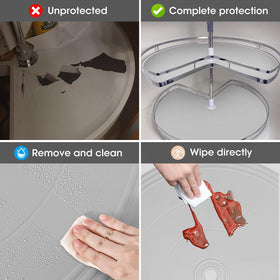 ZDLS oil-resistant liner helps keep pantry surfaces clean