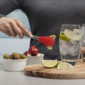 Zeal J130DISP serving-tong for salads, pasta, and buffet-style plating.