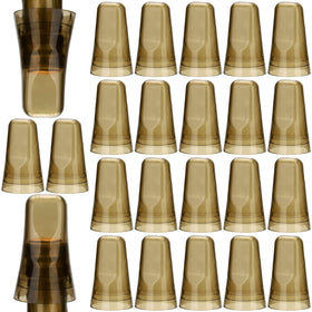 ZEAYEA 24-piece universal liquor bottle cover protects pourers from dust.